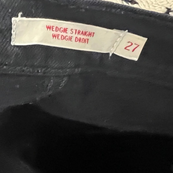 Lévis black high rise straight leg jeans - Picture 3 of 3